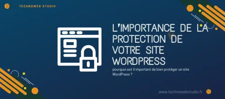 Image pour l'article protection de votre site web - TechnoWeb Studio - Agence Web Narbonne - Création de site web Narbonne